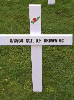 Cross for Sgt. Brown VC